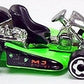 Hot Wheels 1998 - Collector # 651 - First Editions 21/40 - Go Kart - Bright Green - USA Red Car Card