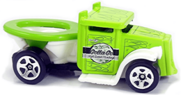 Hot Wheels 2018 - Exclusive Color - Experimotors 4/10 - Gotta Go - Bright Green - Kroger Exclusive - USA 50th Card with Factory Set Sticker