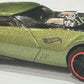 Hot Wheels 2025 - Collector # 108/250 - My Dream Garage 4/5 / New Models - Slide-Burn - Olive Green Metalflake / Black Hood - USA Card