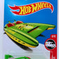 Hot Wheels 2017 - Collector # 184/365 - HW Rescue 8/10 - H2GO - Lime Green / Rescue Unit - USA Card