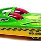 Hot Wheels 2017 - Collector # 184/365 - HW Rescue 8/10 - H2GO - Lime Green / Rescue Unit - USA Card