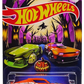 Hot Wheels 2024 - Happy Halloween 4/5 - Muscle Bound - Orange / Halloween 31 - Black Skull Wheels on Gray Tires - Grocery Stores Exclusive