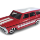 Hot Wheels 2023 - Collector # 222/250 - HW Wagons 03/05 - '64 Chevy Nova Wagon - Red - USA