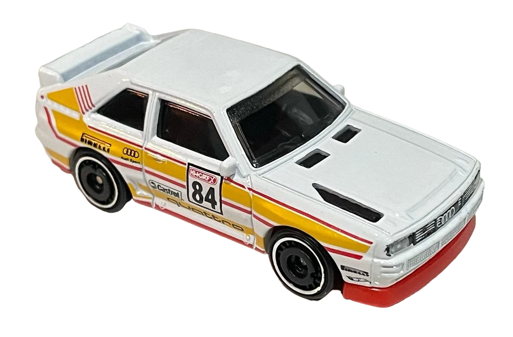 Hot Wheels 2023 - Collector # 152/250 - HW: The '80s 9/10 - '84 Audi Sport Quattro - White - USA