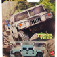 Hot Wheels 2024 - Premium / Car Culture / Terra Trek 1/5 - Hummer H1 - Satin Gray - Metal/Metal & Real Riders