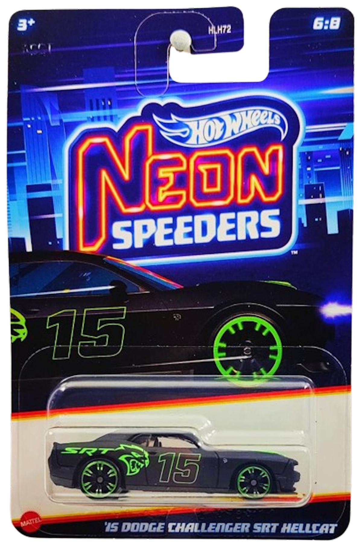 Hot Wheels 2024 - Mix 2 / Neon Speeders 6/8 - '15 Dodge Challenger