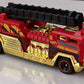 Hot Wheels 2024 - Collector # 125/250 - HW Metro 03/10 - 5 Alarm - Red - 'Fire Rescue' - USA 'Let's Race' Card