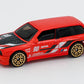 Hot Wheels 2024 - Collector # 138/250 - HW Modified 10/10 - New Models - BMW M3 Wagon - Red / Black Hood / #90 - Gold E10SP - USA Card