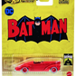 Hot Wheels 2024 - Premium / Pop Culture / Batman - First Batmobile - Red - Metal/Metal & Real Riders - Batman 85 Years Card