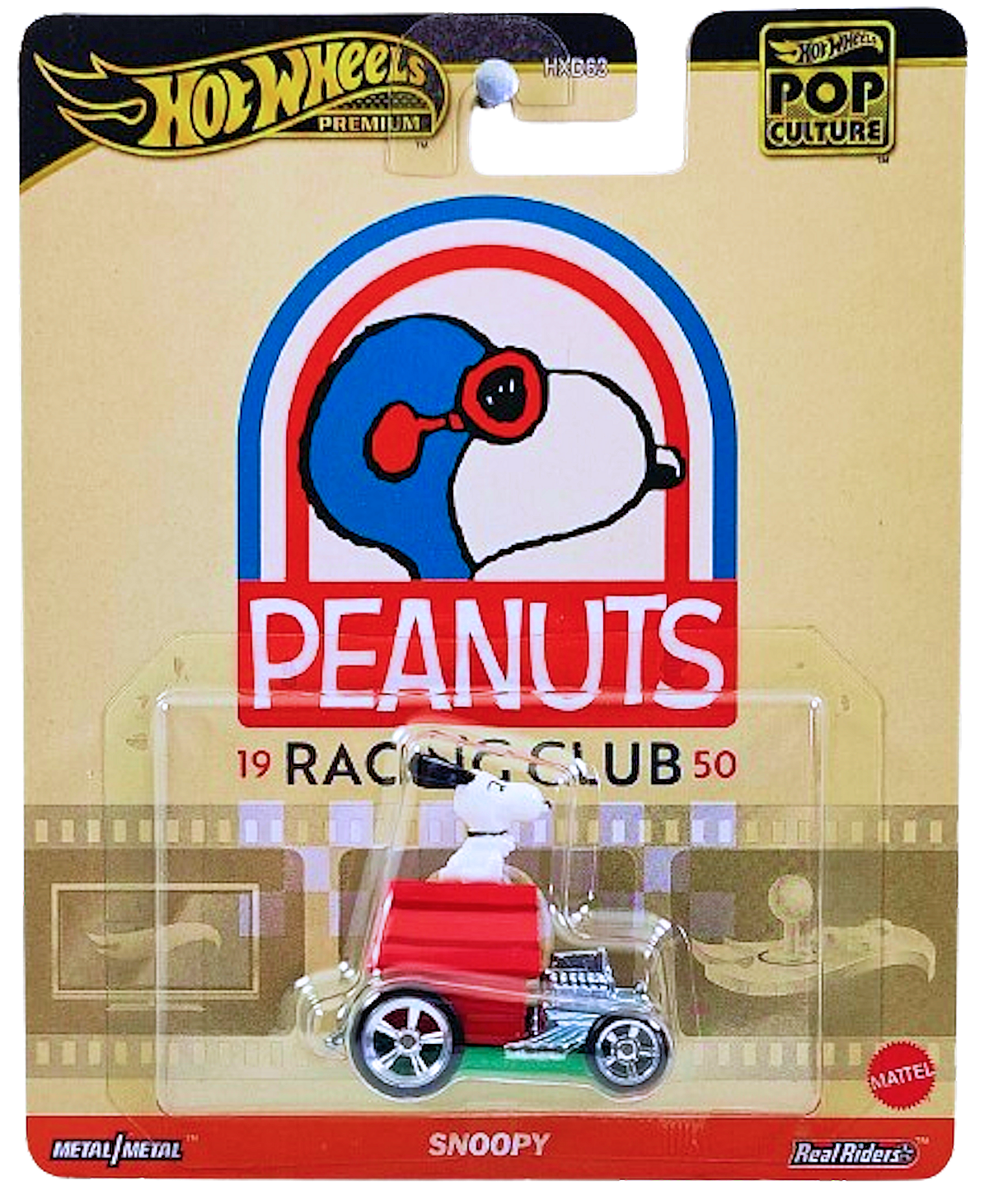Hot Wheels 2024 - Premium / Pop Culture / Peanuts - Snoopy - Red