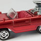 Hot Wheels 2014 - Cool Classics # 13/30 - Amphicar - Spectrafrost Red - Metal/Metal - Retro Slot Wheels - Gold Car Card