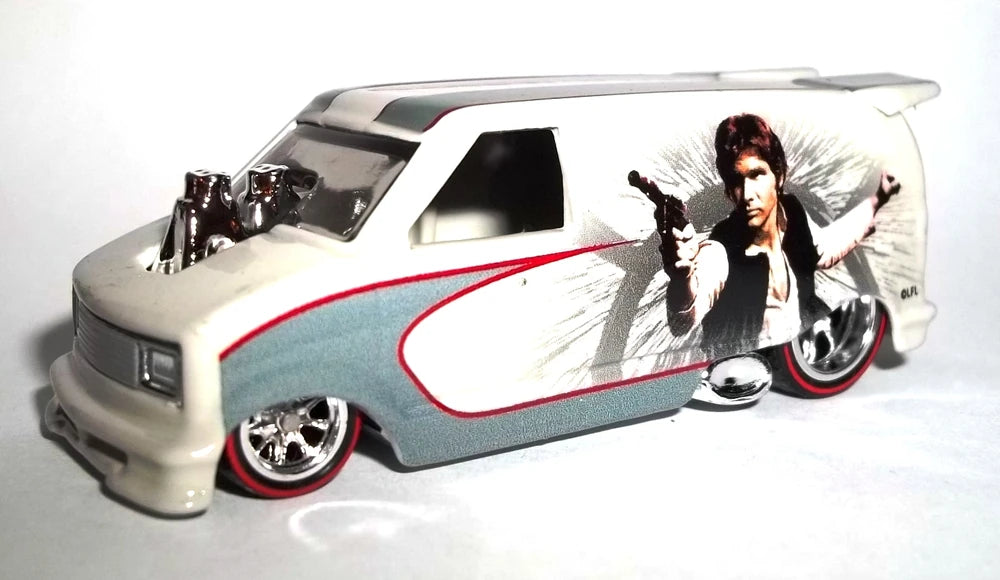 Hot Wheels 2015 Pop Culture Star Wars 1985 Chevy Astro Van Whi KMJ Diecast II