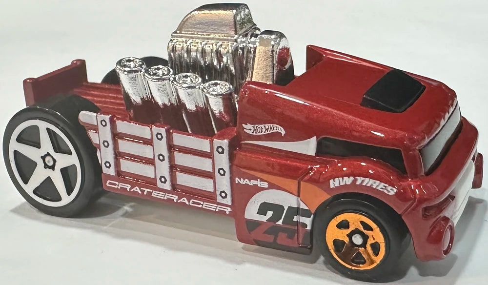 Hot Wheels 2025 - Collector # 160/250 - Experimotors 5/10 - Crate Racer - Red - USA Card