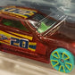 Hot Wheels 2020 - Spring / Easter Series 3/6 - Bullet Proof - Transparent Red - Kroger Exclusive