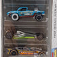 Hot Wheels 2024 - Gift Pack / 5 Pack - HW Drag Strip - 1988 Ford T-Bird, 1962 Corvette Gasser, Hot Wired, Nitro Doorslammer & Mustang Funny Car (Mooneyes)