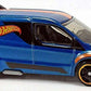 Hot Wheels 2014 - Collector # 210/250 - HW Workshop / HW Garage / New Models - HW Ford Transit Connect - Blue Metalflake / Hot Wheels Logo - USA Card
