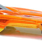 Hot Wheels 2017 - Collector # 304/365 - X-Raycers 2/10 - HW Formula Solar - Transparent Orange Body / Yellow Metal Base / Gray Vertical Wing - USA Card