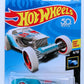 Hot Wheels 2018 - Collector # 279/365 - X-Raycers 4/10 - Hi-Roller - Transparent Blue - USA 50th Card