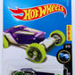 Hot Wheels 2017 - Collector # ---/365 - X-Raycers 3/10 - Hi-Roller - Transparent Purple & Chrome Body / ZAMAC Metal Base - KMart Exclusive - USA Card
