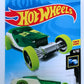 Hot Wheels 2018 - Collector # 130/365 - X-Raycers 4/10 - Hi-Roller - Transparent Green - International Card
