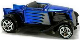 Hot Wheels 2006 - Classics Series 2 # 23/30 - Hooligan - Spectraflame Blue - 5 Spokes with Good Year Tires - Metal/Metal - Limited Edition