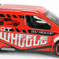 Hot Wheels 2015 - Collector # 098/250 - HW Off-Road / Hot Wheels Test Facility - Hot Wheels Ford Transit Connect - Red - 'Scan & Race' Card