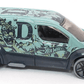 Hot Wheels 2023 - Collector # 064/250 - HW Art Cars 06/10 - Hot Wheels Ford Transit Connect - Light Green - Tiger Livery / 'D' - USA Card