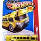 Hot Wheels 2013 - Collector # 120/250 - HW Racing / Thrill Racers - New Models - Hot Wheels High - Yellow / School Bus Graphics - USA Card