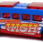 Hot Wheels 2017 - Collector # 093/365 - HW City Works 10/10 - Hot Wheels High (School Bus) - Blue / 'Hot Wheels High' - USA Card