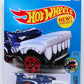 Hot Wheels 2017 - Collector # 206/365 - Street Beasts 3/10 - New Models - Hotweiler - Blue Body / "K-9" - USA Card