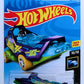 Hot Wheels 2018 - Collector # 257/365 - X-Raycers 10/10 - New Models - Hover & Out - Purple, Transparent Blue & Green - International Card