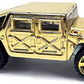 Hot Wheels 2007 - Collector # 055/180 - Gold Rides 3/4 - Humvee - Gold Chrome - USA Card