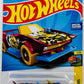 Hot Wheels 2023 - Collector # 015/250 - HW Art Cars 01/10 - Track Manga - Purple / 'K' / Yellow Dog Robot - MC5 Wheels - USA Card
