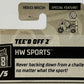 Hot Wheels 2023 - Collector # 043/250 - HW Sports 02/05 - Tee'd Off 2 - White - 'Golf' / '9' / Green Base - Special Feature - USA