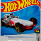 Hot Wheels 2023 - Collector # 171/250 - HW Drag Strip 06/10 - Rockin' Railer - White - Red & Gold Accents - Special Feature - IC