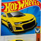 Hot Wheels 2023 - Collector # 135/250 - Muscle Mania 1/10 - 2017 Camaro ZL1 - Yellow - IC