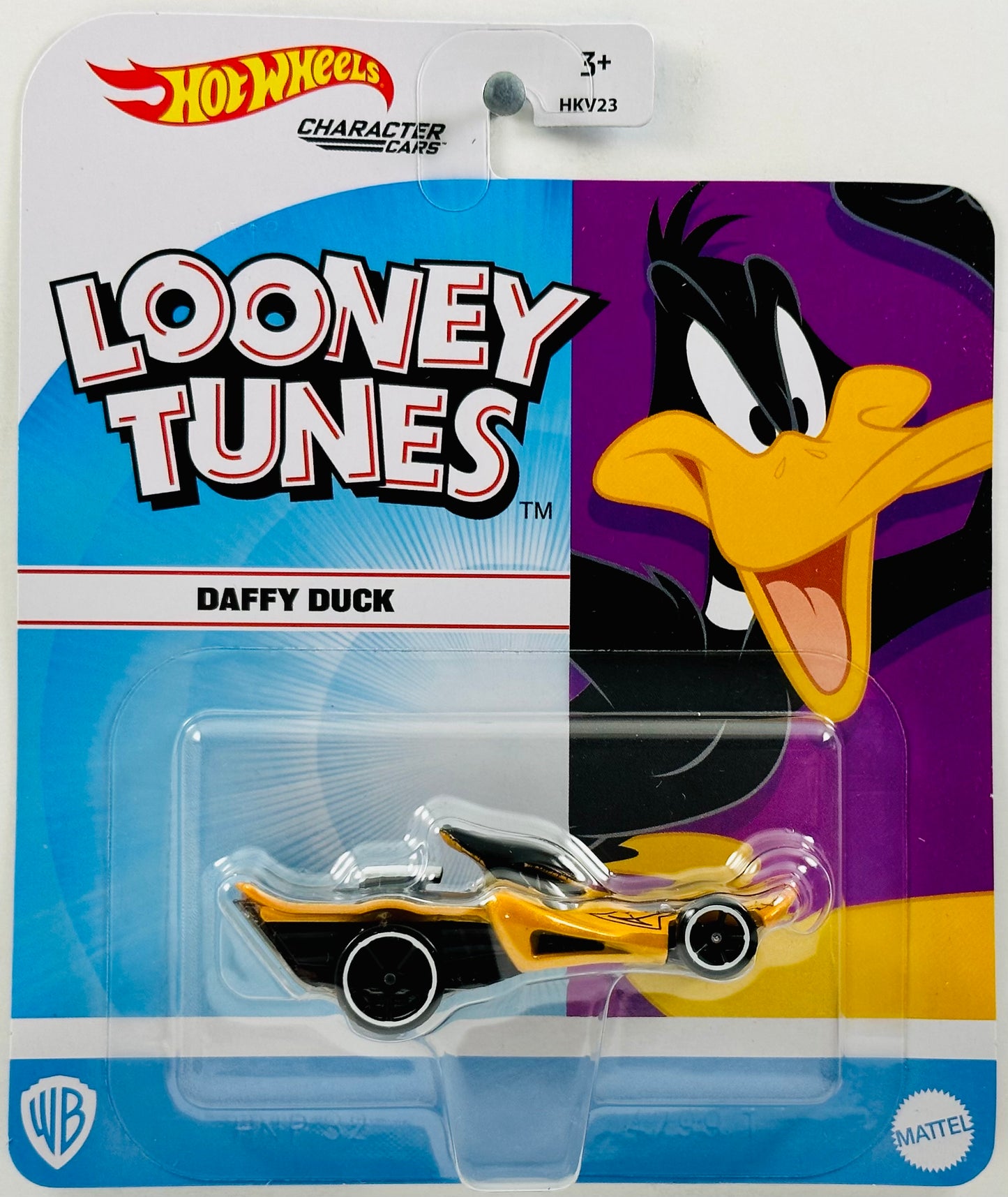 Hot Wheels 2023 - Character Cars / Looney Tunes - Daffy Duck - Black & Orange - WB