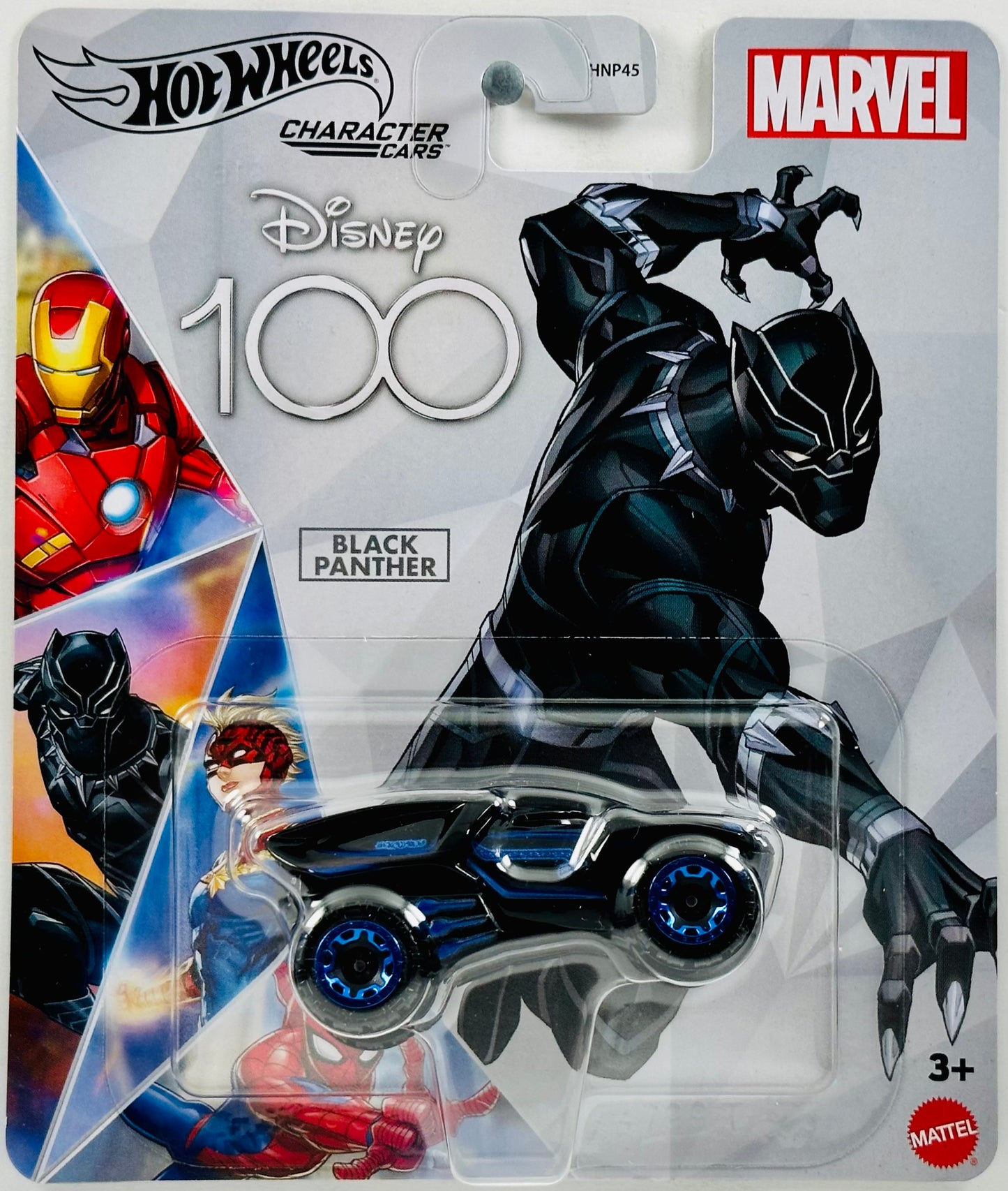 Hot Wheels 2023 - Character Cars / Disney 100 / Marvel - Black Panther - Black