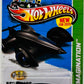 Hot Wheels 2013 - Collector # 065/250 - HW Imagination / Batman / New Models - Batman Live Batmobile - Satin Black - USA Card with DC Comics