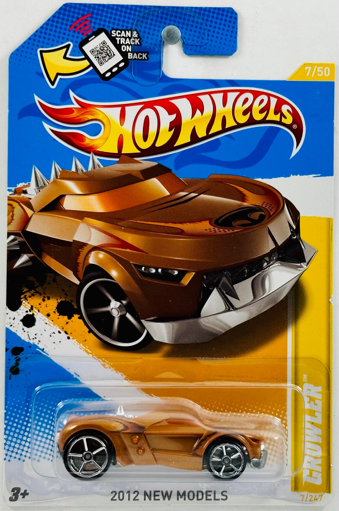 Hot Wheels 2012 - Collector # 007/247 - New Models 07/50 - Growler - Brown - USA