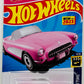 Hot Wheels 2023 - Collector # 183/250 - HW Screen Time 09/10 - New Models - 1956 Corvette - Barbie Pink - Barbie The Movie - USA
