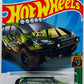 Hot Wheels 2023 - Collector # 088/250 - Mud Studs 01/05 - Chrysler Pacifica - Mud Green - #75 / Mud Splatter / Black & Cream Stripes - USA