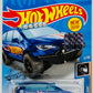 Hot Wheels 2019 - Collector # 215/250 - HW Race Team 1/10 - New Models - Chrysler Pacifica - Dark Blue / Hot Wheels Racing / #6 / White, Red &amp; Gold Stripes - Black BAJA5 Wheels - USA Card with Factory Set Sticker