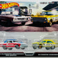 Hot Wheels 2023 - Premium / Car Culture / 2-Pack - Classic Muscle - '63 Plymouth Belvedere 426 Wedge & '65 Dodge Coronet - White, Red and Blue / Yellow - Metal/Metal & Real Riders