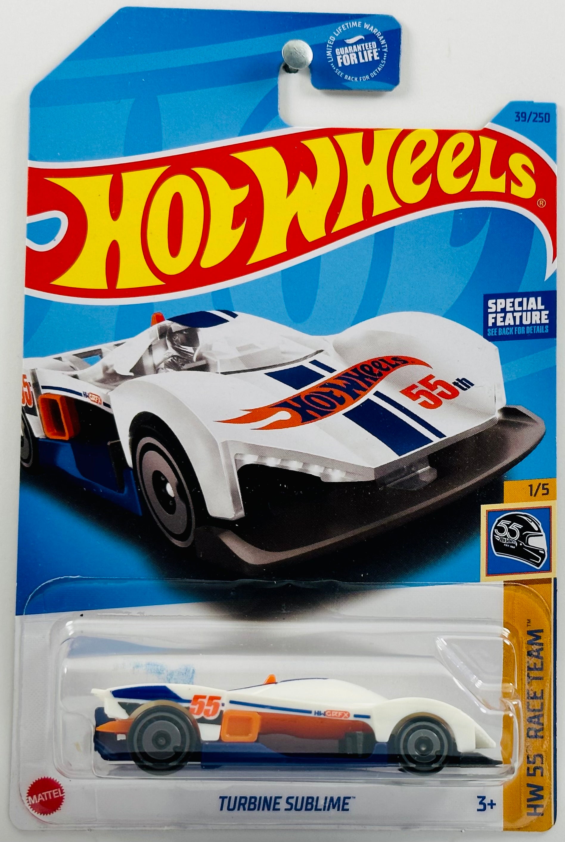 白色限定！10秒ピッタリチャレンジマシン Hot Wheels 2023 - Collector # 039/250 - HW 55th Race Team 01/05