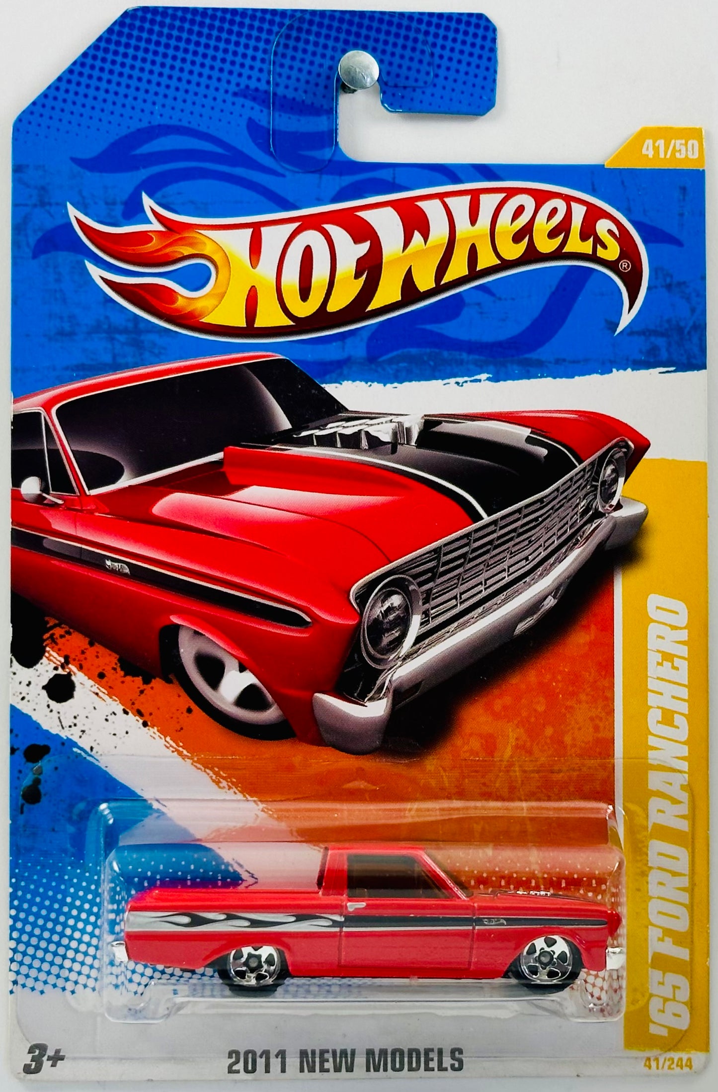 Hot Wheels 2011 - Collector # 041/244 - New Models 41/50 - '65 Ford Ranchero - Red - USA