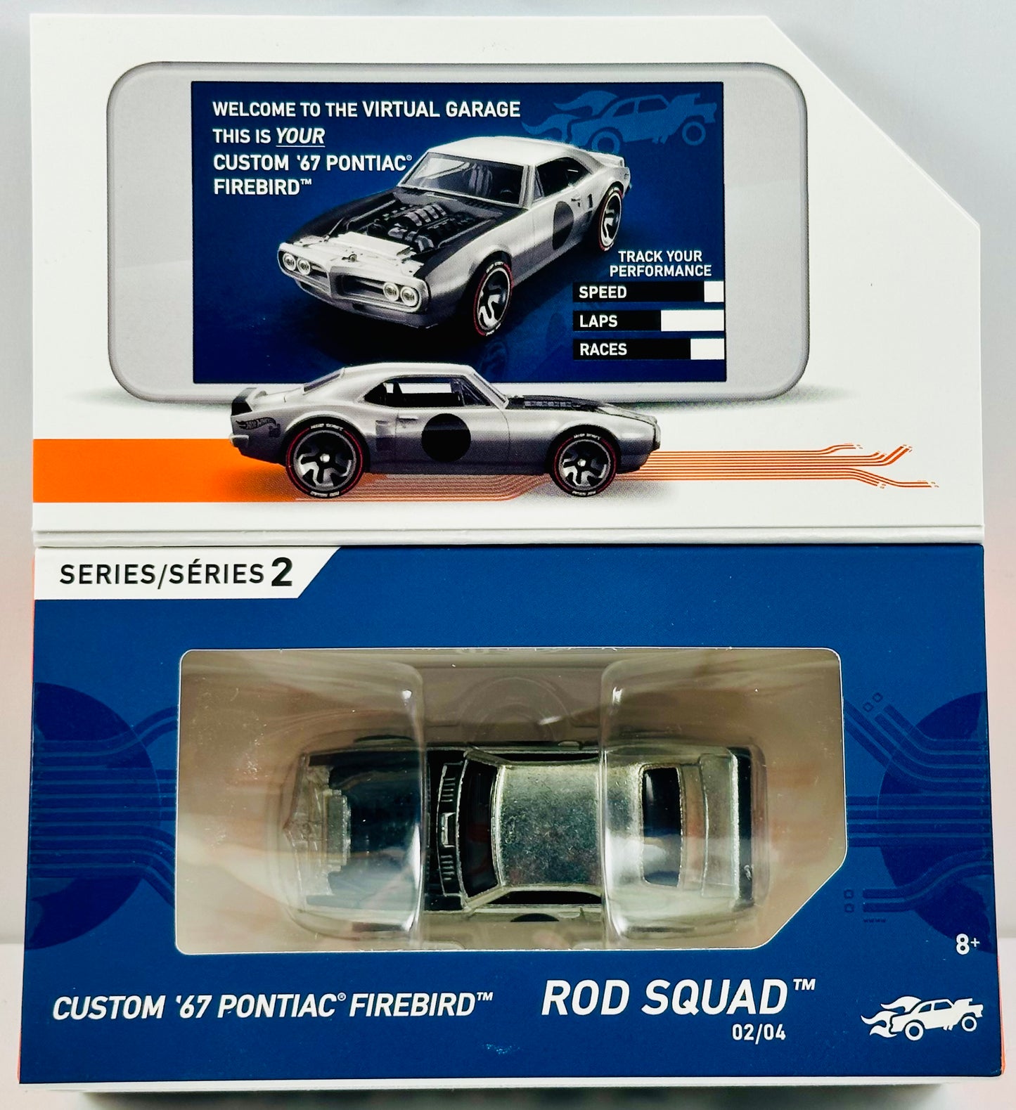 Hot Wheels 2021 - id: Rod Squad 02/04 - Custom '67 Pontiac Firebird - ZAMAC - Uniquely Identifiable Vehicle