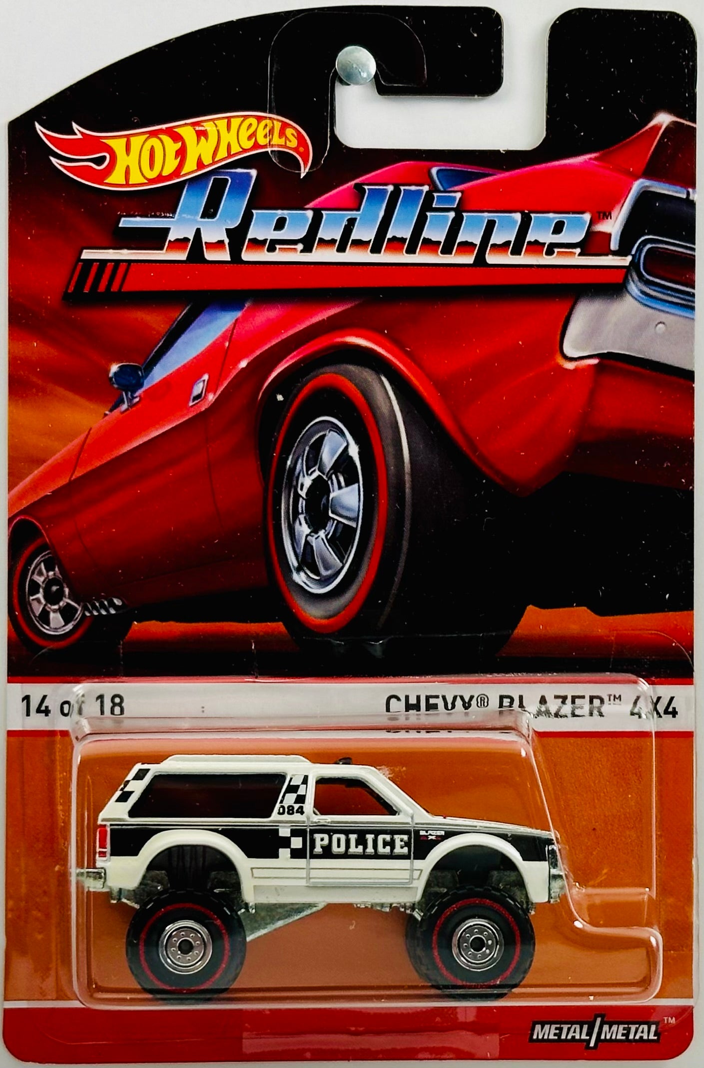Hot Wheels 2015 - Heritage: Redline 14/18 - Chevy Blazer 4X4 - White - Metal/Metal