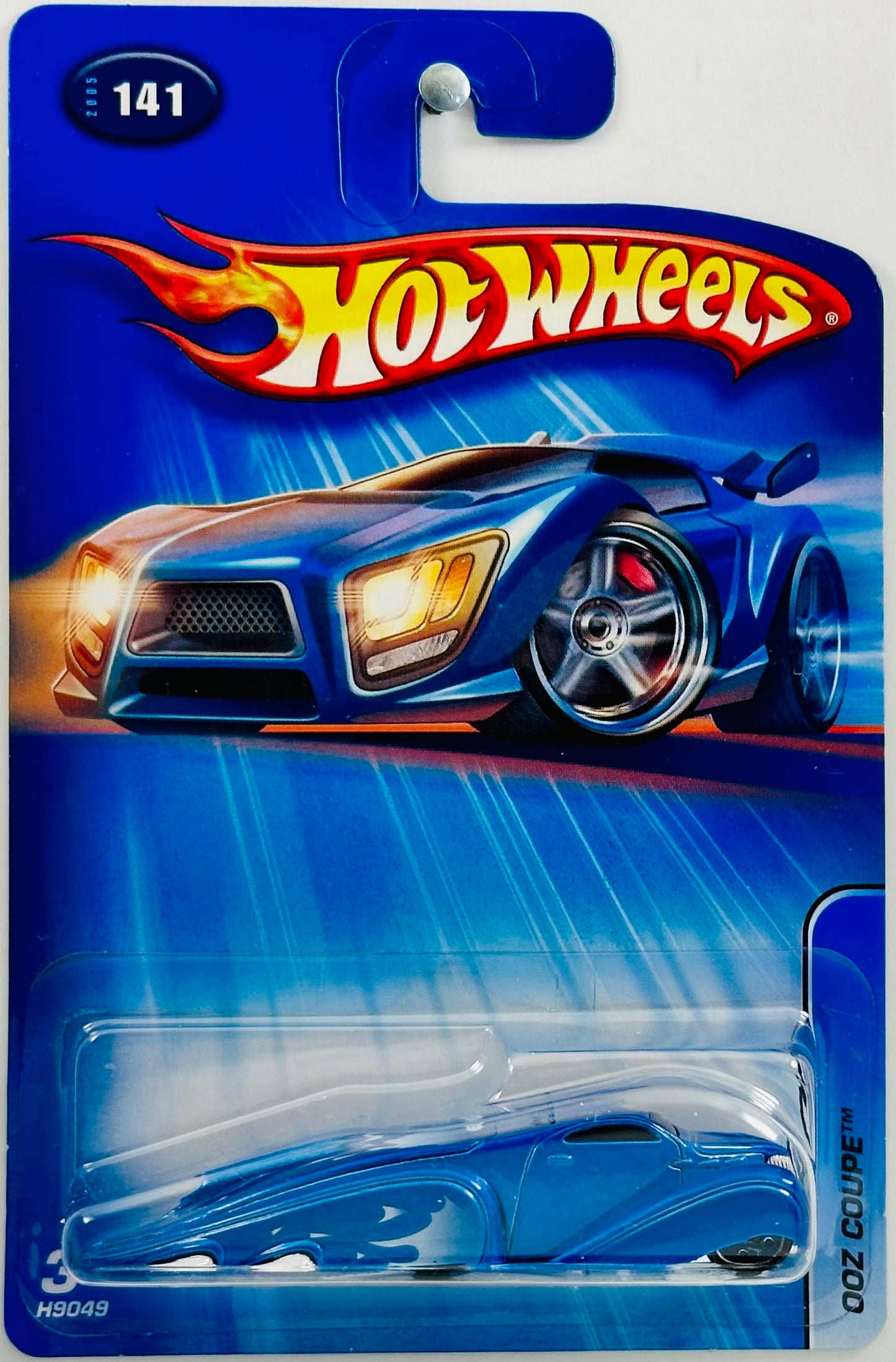 Hot Wheels 2005 - Collector # 141/183 - Ooz Coupe - Blue - USA Card