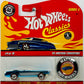 Hot Wheels 2008 - Classics Series 4 # 04/15 - '65 Mustang Convertible - Spectraflame Blue / Sliver Stripes - Metal/Metal - 5 Spokes on Red Lines - 40th Anniversary Retro Card